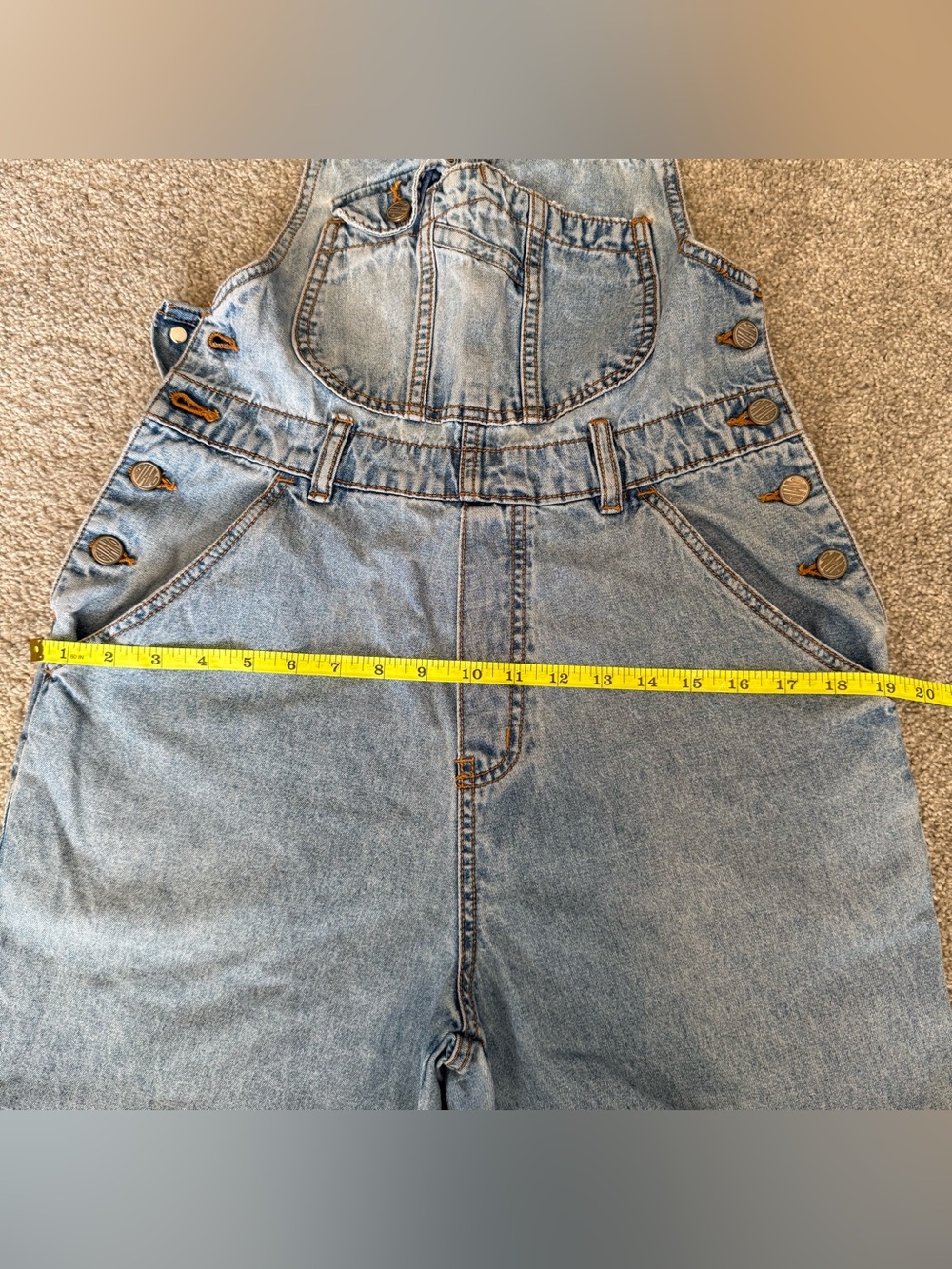 Vintage 90s GITANO Light Blue Denim Overalls - Picture 14 of 14